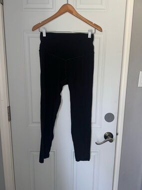 High-Rise Black Stretch Leggings for Women